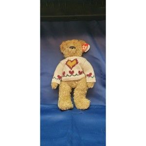 TY Attic Treasures Collection “Heartly” LOVE CONQUER ALL 1993 12” Jointed Bearl